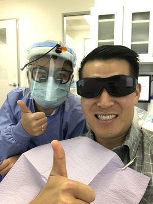 Dr. Tian! Loving my cool eye coverings