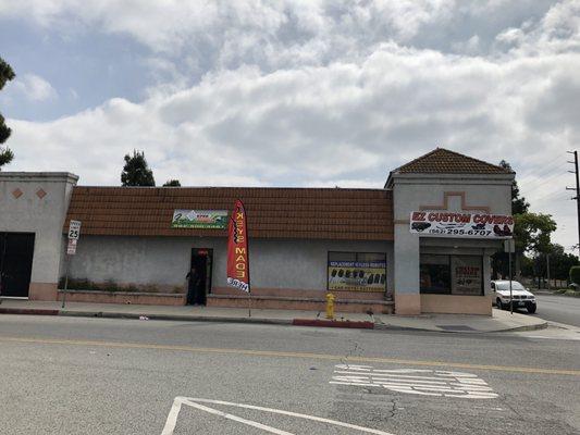 Landscape view of Ryno Locksmith Shop. On the corner of Alondra and California!