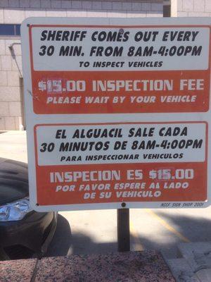 L.A. Sheriff Vehicle Inspection