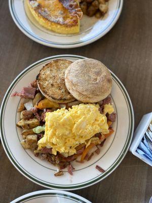 Corned Beef Hash with Eggs