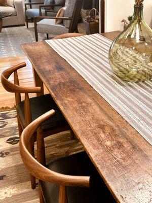 The Copenhagen chairs were a perfect upgrade and pair well with our old farm table.