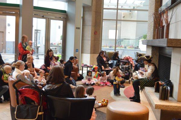 Story time with one of our favorite readers!