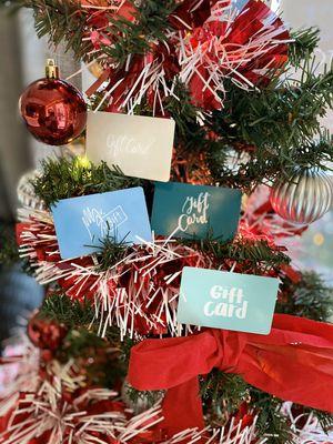 Gift cards available this holiday season!