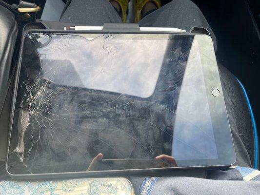 broken iPad