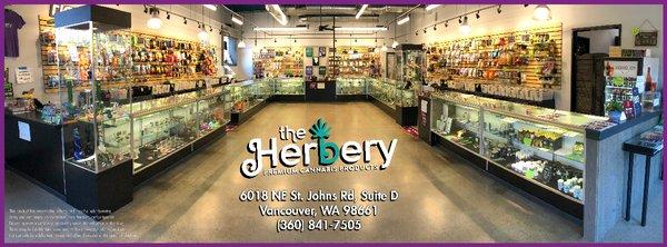 If you're 21 or over, come in to The Herbery's St. Johns Road location to see our new space! Ground level, no more stairs!