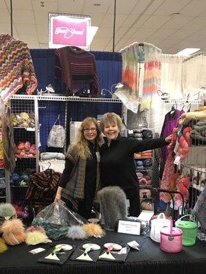 At the yarn show