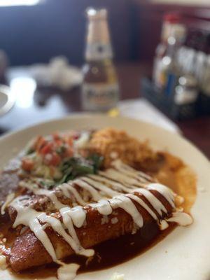 Chicken Enchiladas Plate