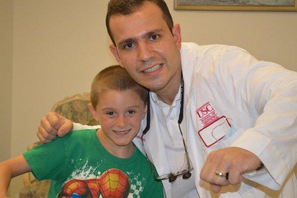 Dr Sahakyan is with our coolest patient Hank