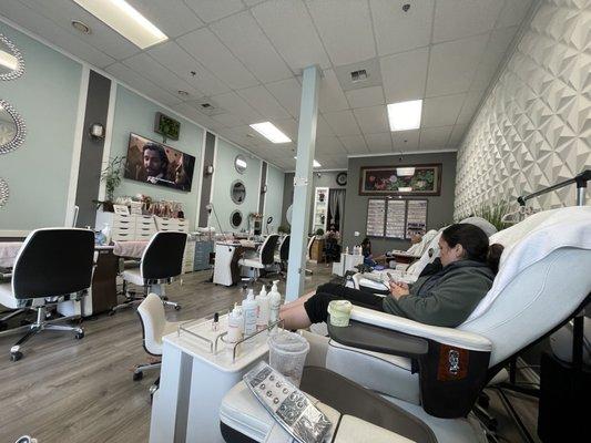 Nail salon