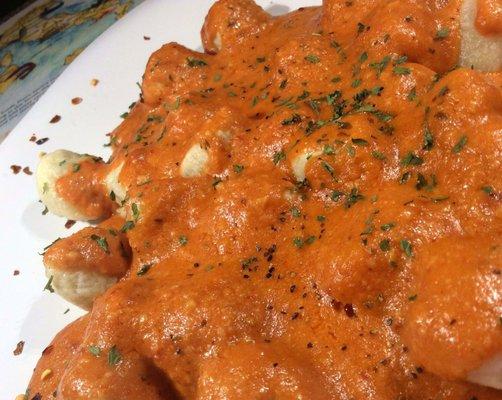 Gnocchi with Vodka Sauce