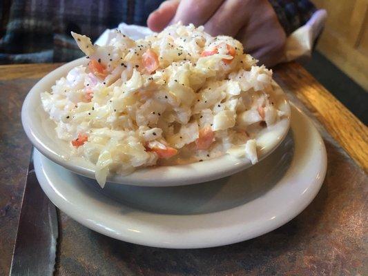 So much coleslaw