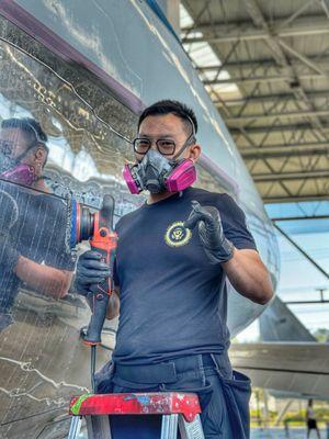 Polishing on Air Force One