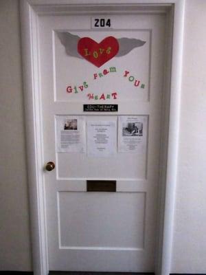 Edu-Therapy Learning Center's front door welcomes students and families to an individual specialized learning approach.