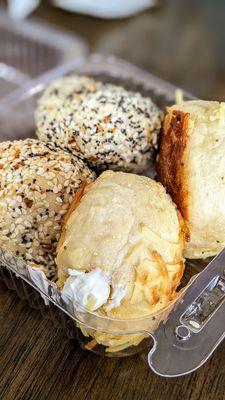 Bagel bombz. You can mix and match in quantities of 2.