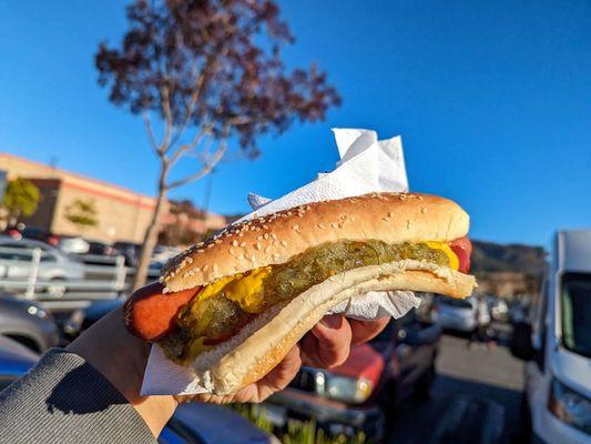 hot dog & soda $1.50