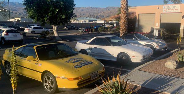 3 Generations of Toyota MR-2's