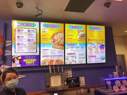 Chuck E. Cheese Summer Food Meals & Deals