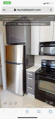 Stainless steel and updated kitchens!