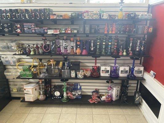 Our hookah section