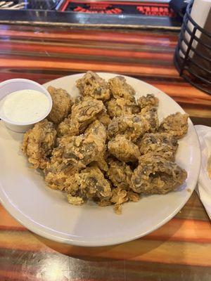 Fried mushrooms