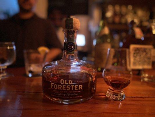 Old Forester -Birthday Bourbon 2020. Oh so smooth!