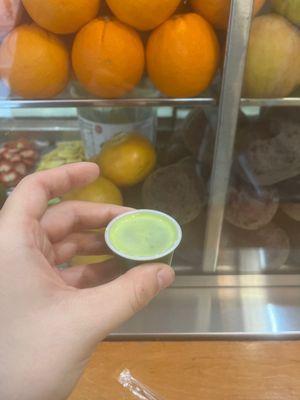 Wheatgrass shot