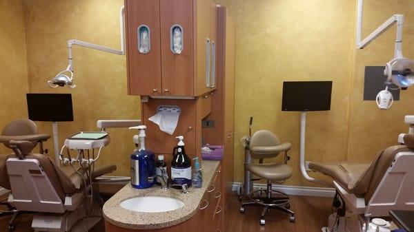 watch movies while getting your treatment done.