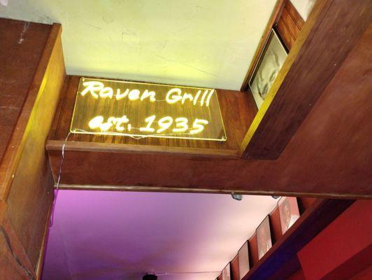 Raven Grill 
Mt. Pleasant, DC 
Est. 1935