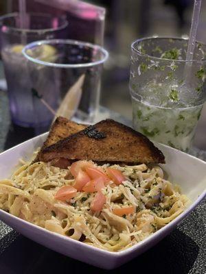 Shrimp pasta Killer Cajun Salmon Fettuccine