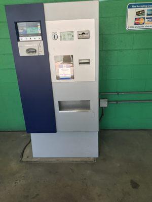 You can pay your parking stub at kiosks such as this to save time on the way out.