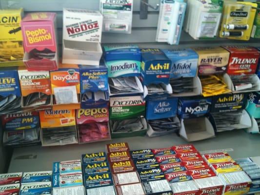 Amazing selection of hangover medicine