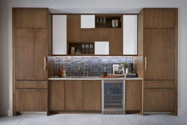 Kitchen Cabinetry with a European modern design