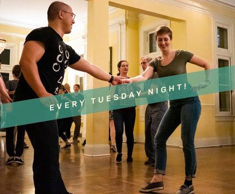 Classes and dancing every Tuesday night!