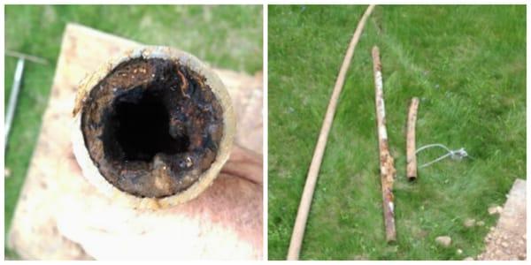 We had to excavate & repair a corroded water main line in Manchester CT.