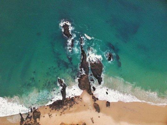 Laguna Beach, CA.  What A Wonderful World. This shot was taken during my travel around the California State.  I used my Drone Spark by DJI.