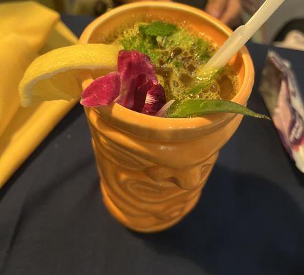 Mango mojito cocktail