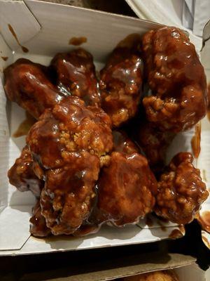 Honey barbecue boneless wings