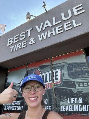 Best tire place ever! I won't go anywhere else again!