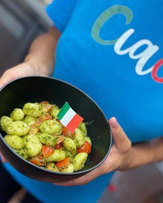 Gnocchi al pesto delicious  and fresh