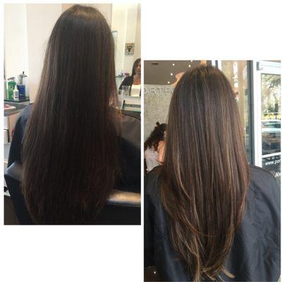 Cut and long blow dry by Ricardo