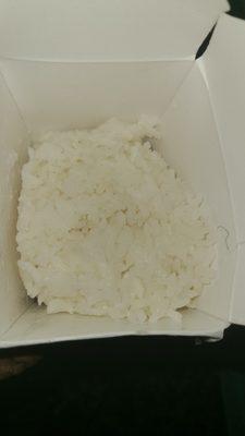 overcooked steamed rice?....really?