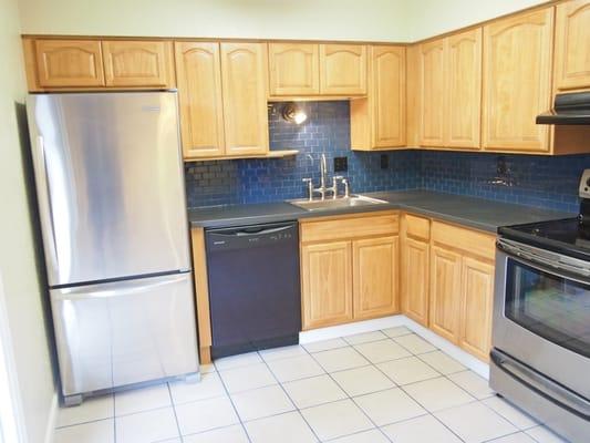 One of the many kitchens we've put together with cabinets from KB. This is my go-to cabinet for apartments.