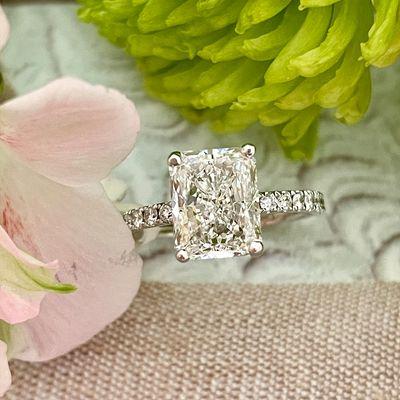 Radiant Cut Diamonds... for the girl who makes you smile!