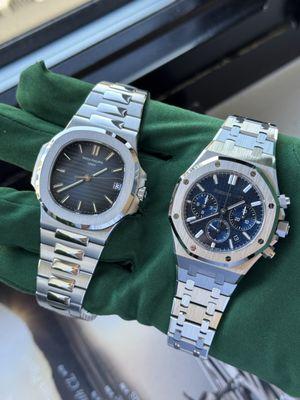 Patek 5711 and AP Chronograph