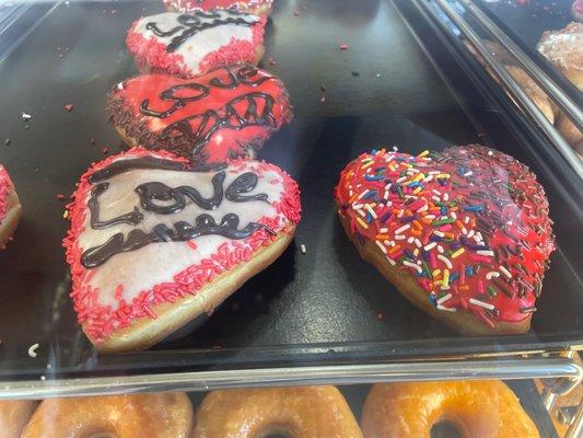 Valentines Day themed Donuts