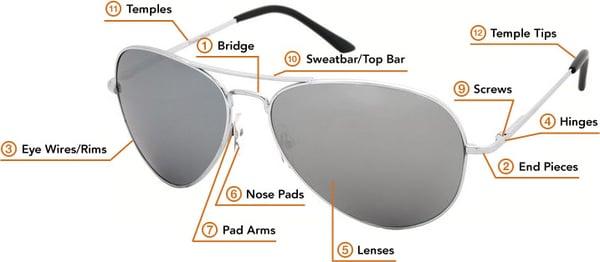 glasses parts