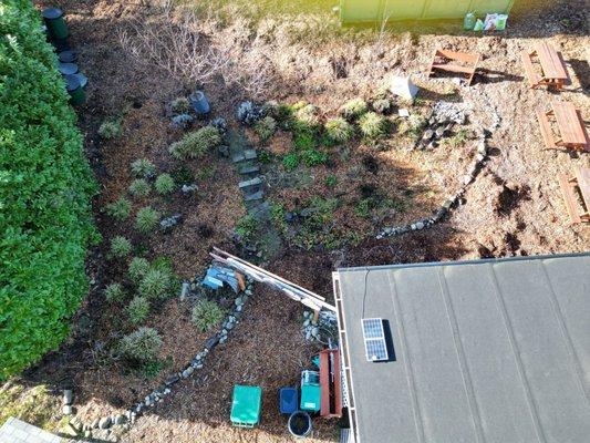 Demonstration rain garden