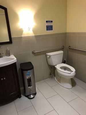 Large clean restroom