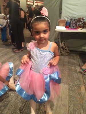 Andriana in her first ballet recital!!