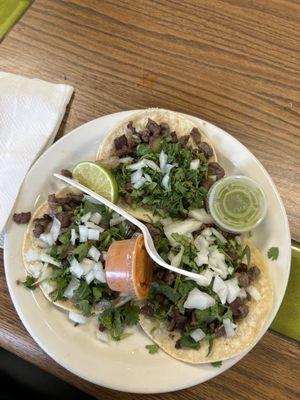 Carne asada tacos